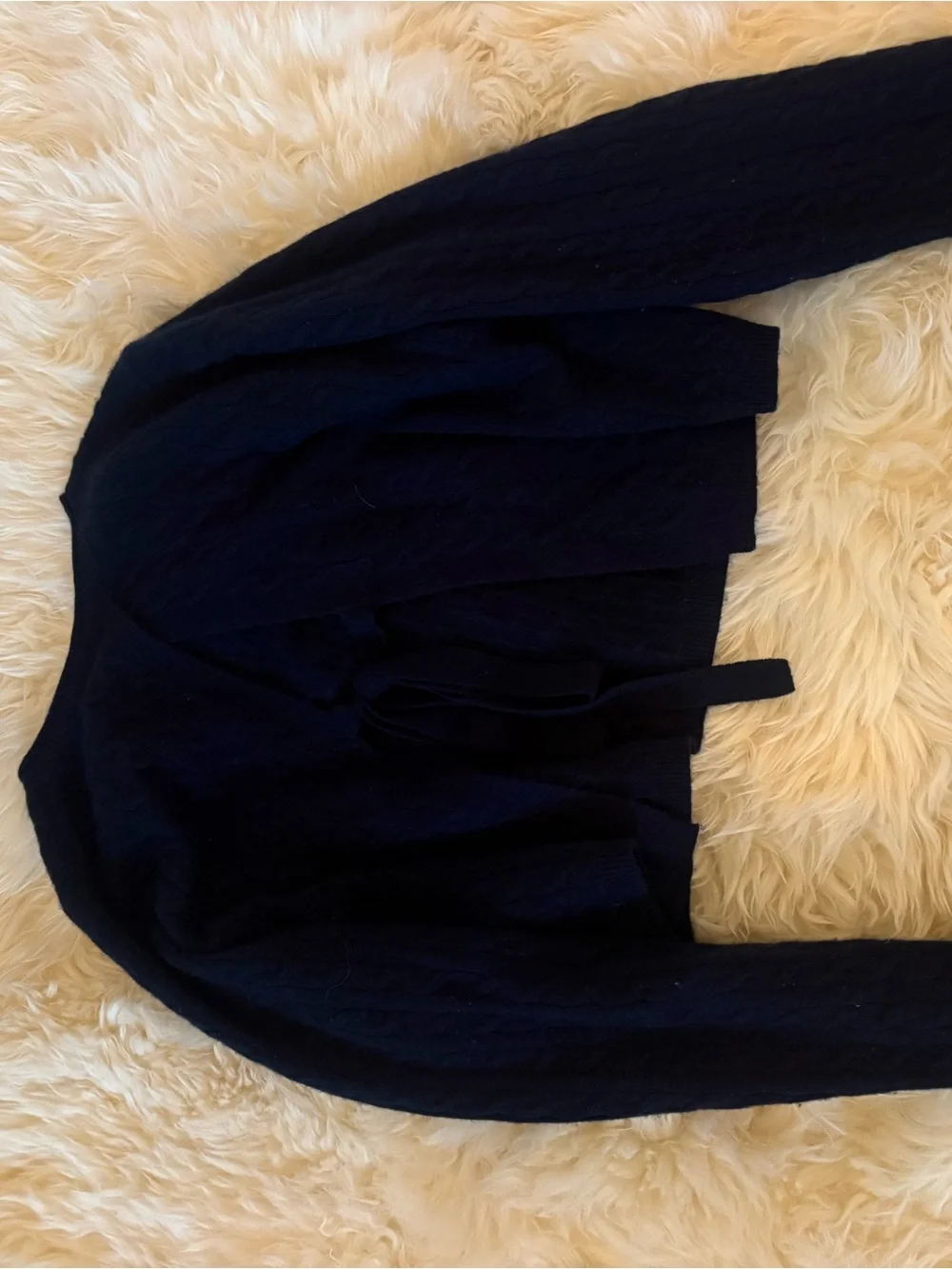 Jcrew cable knit cashmere sweater